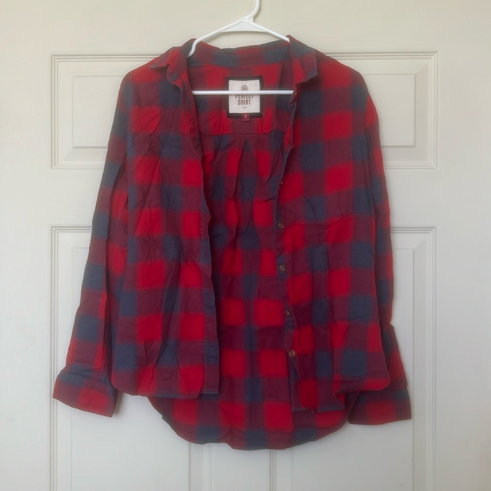 Kohl’s red and blue flannel